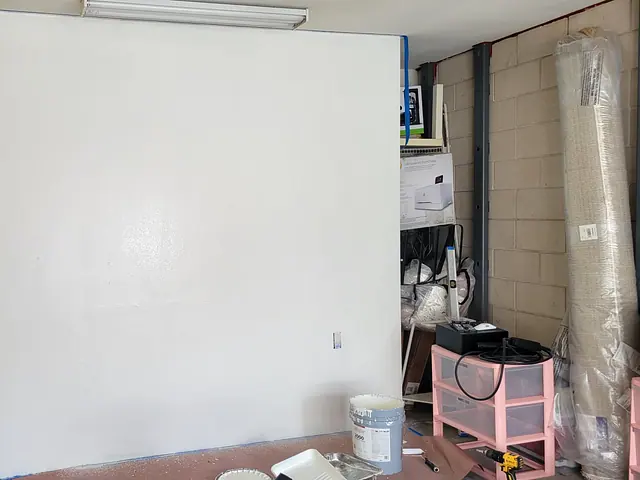 Interior Wall Repair — completed stage