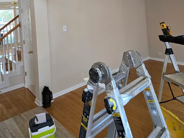 Open-Concept Wall and Drywall Installation — before stage