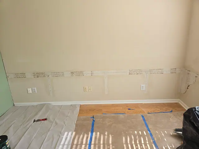 Open-Concept Wall and Drywall Installation — in progress stage