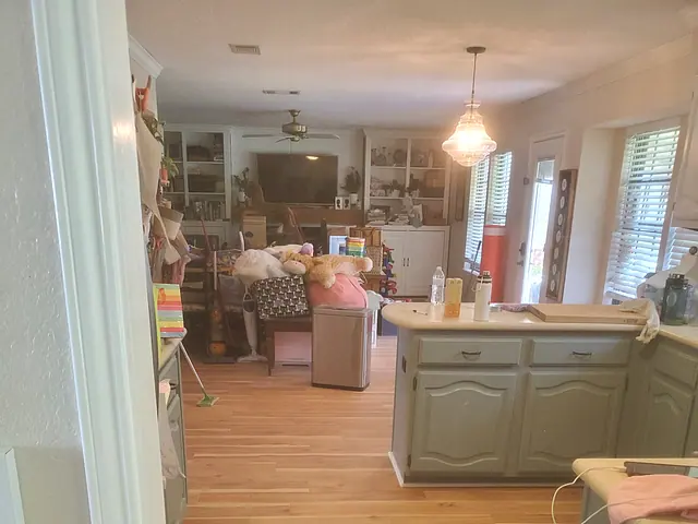 Hardwood Flooring Installation — completed stage