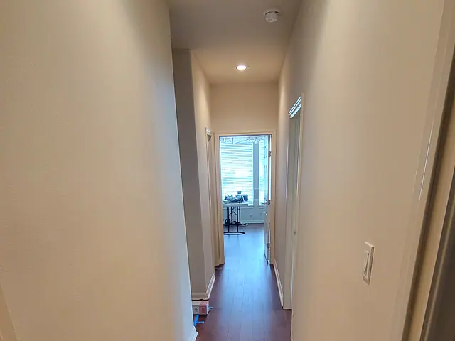 Hallway Flooring Update — completed stage