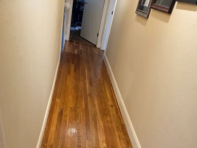 Wood Flooring Installation — completed stage