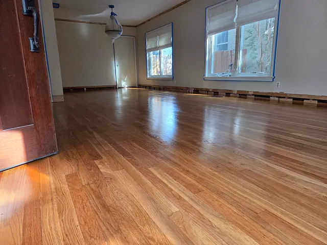 Wood Flooring Installation — completed stage