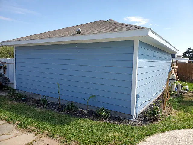 Exterior Home Repaint — completed stage