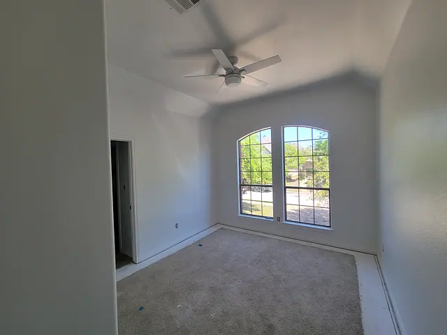 Interior Repaint and Stairwell Finish — in progress stage