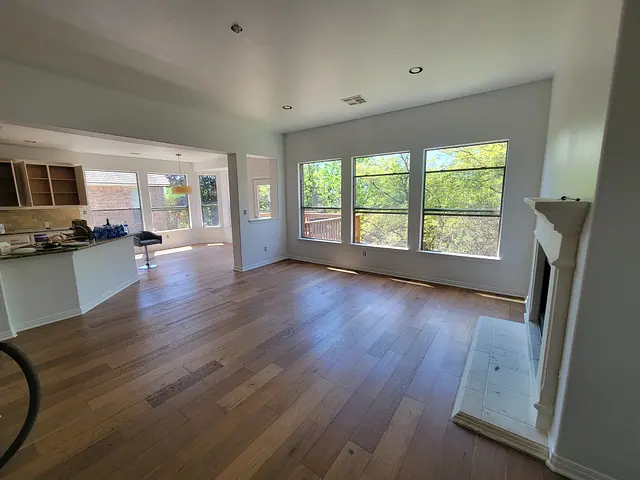 Interior Repaint and Stairwell Finish — completed stage