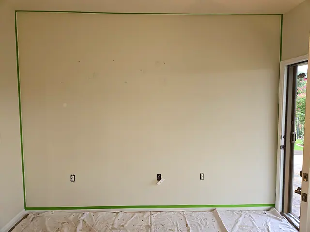 Bathroom Cabinet Refinishing — in progress stage