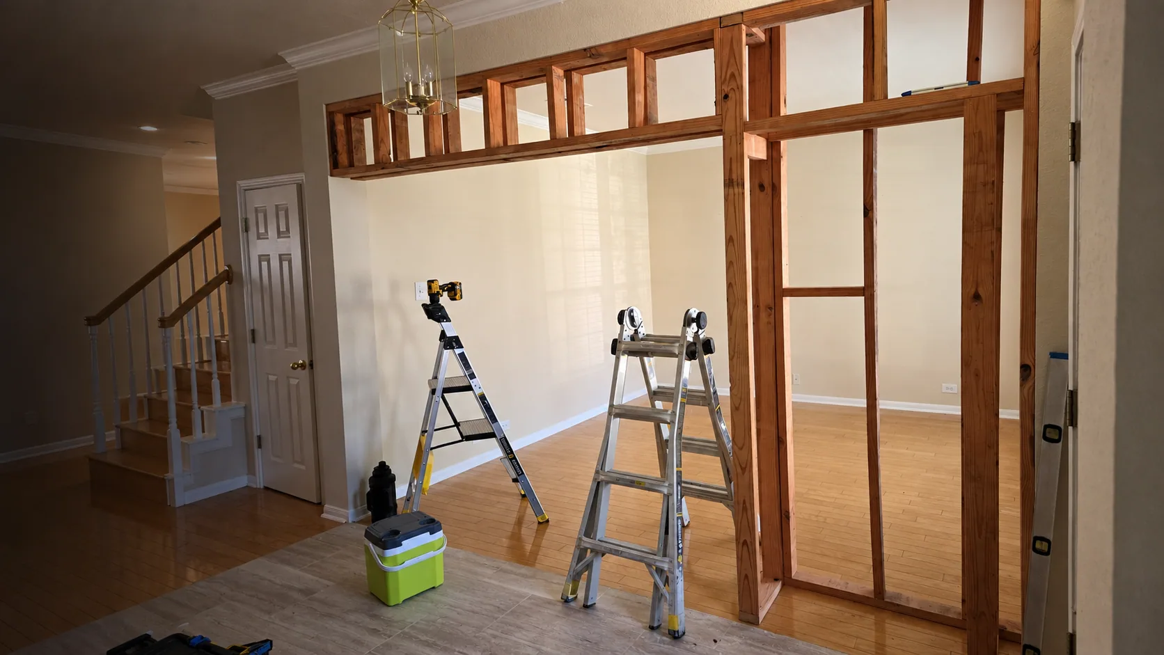 VAM Services drywall and home improvement project in progress